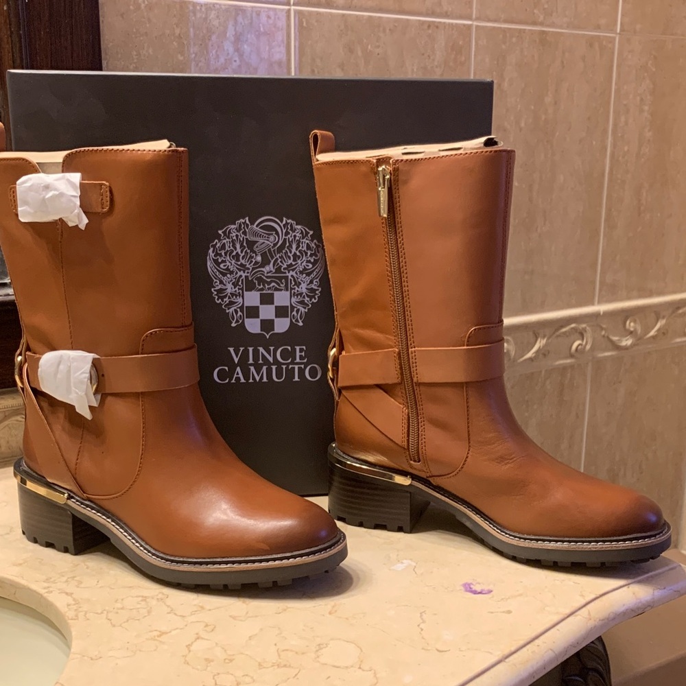 Vince Camuto Women's Brown Heeled Boots
